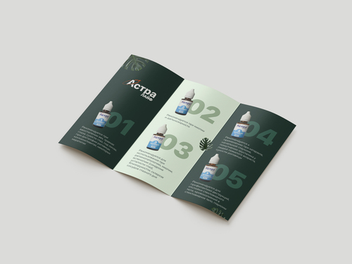 Лифлет (листовка складная А4) о каплях ВИТАВЬЮ